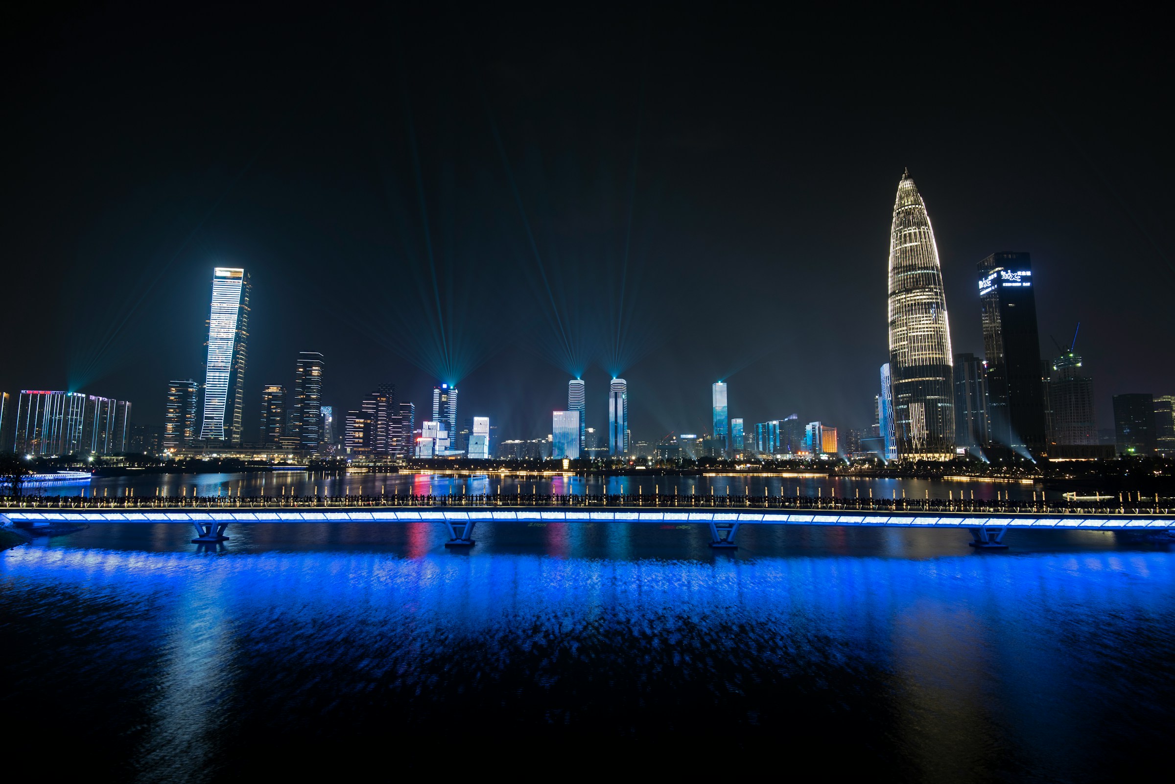 Shenzhen skyline at night